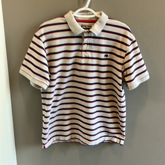 Raging Bull Gray, Blue & Red Men’s Polo Size Large - Picture 4 of 13